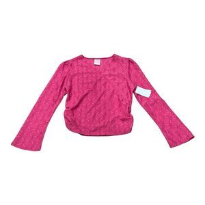 Belle du Jour Pink Ruched Top L